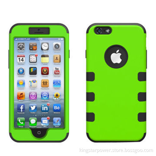 Heavy Duty Defender Robot Case for Apple iPhone 6, iPhone 6 Plus, 4.7" & 5.5'', PC + SiliconeNew